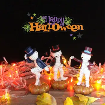 Halloween Mami Prop Decor Figurine Dans Mami Sculptura Rășină 3 Buc Festival Fantomă Decor De Halloween Ambarcațiunile De Elemente De Recuzită