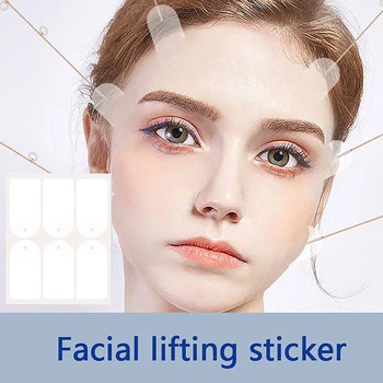 18Pcs Invizibil Față Subțire Autocolante V-Forma Rapid de Lifting Facial Lifting Gât Ochi Bărbie Dublă Rid Machiaj Bandă