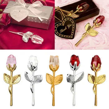 Petrecere de Ziua îndrăgostiților Livrările de Cadouri Pentru Iubita de Trandafir Cristal Flori Artificiale Iubire Veșnică Flori Pentru Aniversare de Nunta