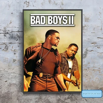 Bad Boys II (2003) Film Poster cu Coperta Foto Imprimare Canvas Wall Art Decor Acasă (fara rama)