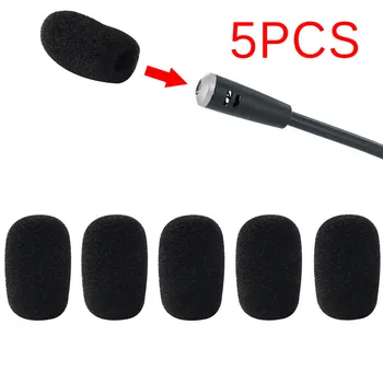 5PCS microfon Microfon Parbriz Spumă Moale Pad Mic Capac Suport Burete Piele