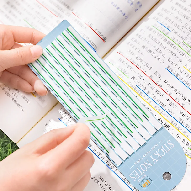 Kawaii Fluorescente Culoare Memo Pad File Index Steaguri Planificator De Marcaje, Note Lipicioase Coreean Papetărie Etichete De Hârtie De Birou - 3