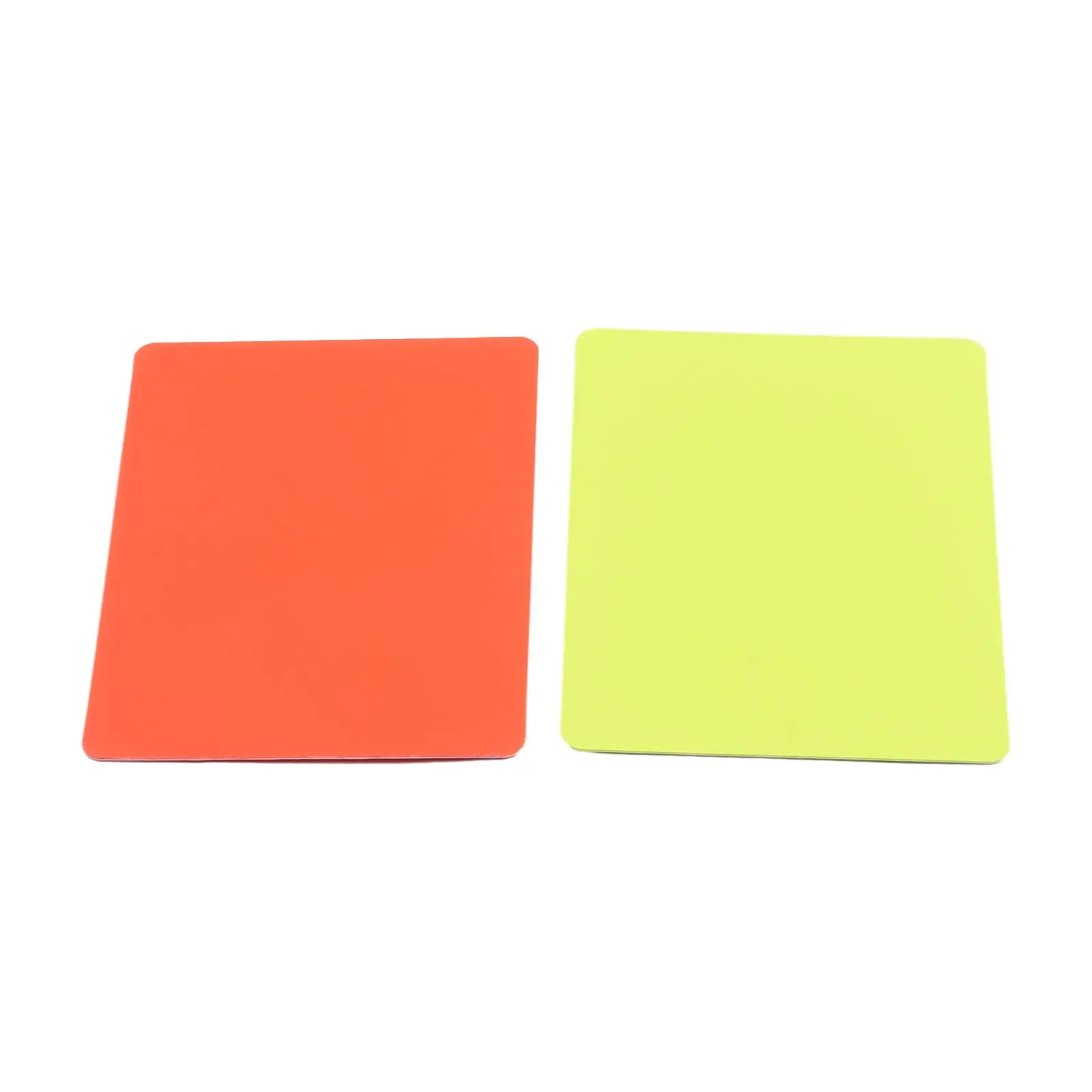 Durabil Cartonaș Roșu Card de Cărți Despre 14g Aprox 11*8cm Ușor Pentru a Stoca Ușor PVC Roșu Galben de Arbitri de Fotbal - 3