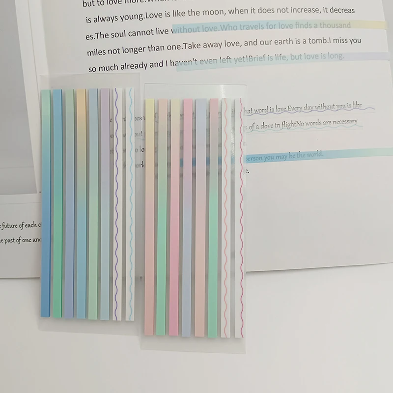 160Sheets Autocolante Transparente Bookmarkers Index File Steaguri Notă de Lipicios Papetărie Tab Memo Pad Școala Postat Rechizite de Birou - 2