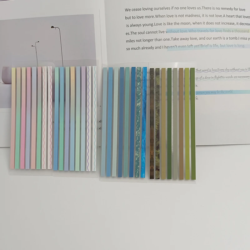 160Sheets Autocolante Transparente Bookmarkers Index File Steaguri Notă de Lipicios Papetărie Tab Memo Pad Școala Postat Rechizite de Birou - 5