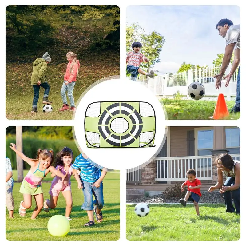 Poarta De Fotbal Post Pentru Copii Copii Țintă Obiectivul De Fotbal Post De Interior De Fotbal În Aer Liber Țintă Net De Formare De Fotbal De Echipamente - 4