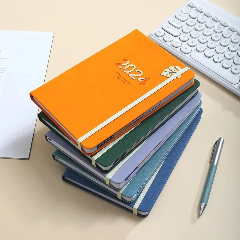 Jurnal Ordinea De Zi Și De Birou Agende Planificator Engleză Notebook-Uri Curea De Carte Școlară Scris Notepad Programul Tampoane 2024 Notebook - 5