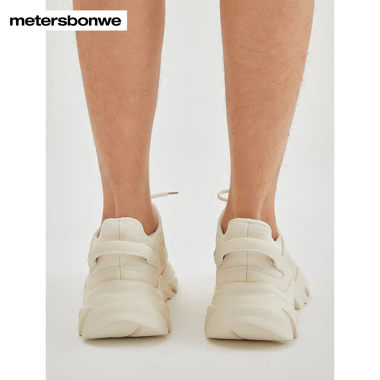Metersbonwe de Culoare Solidă pentru Bărbați Adidași Respirabil și Confortabil Pantofi Nostalgie de Iarna Stil Indesata Adidași - 1