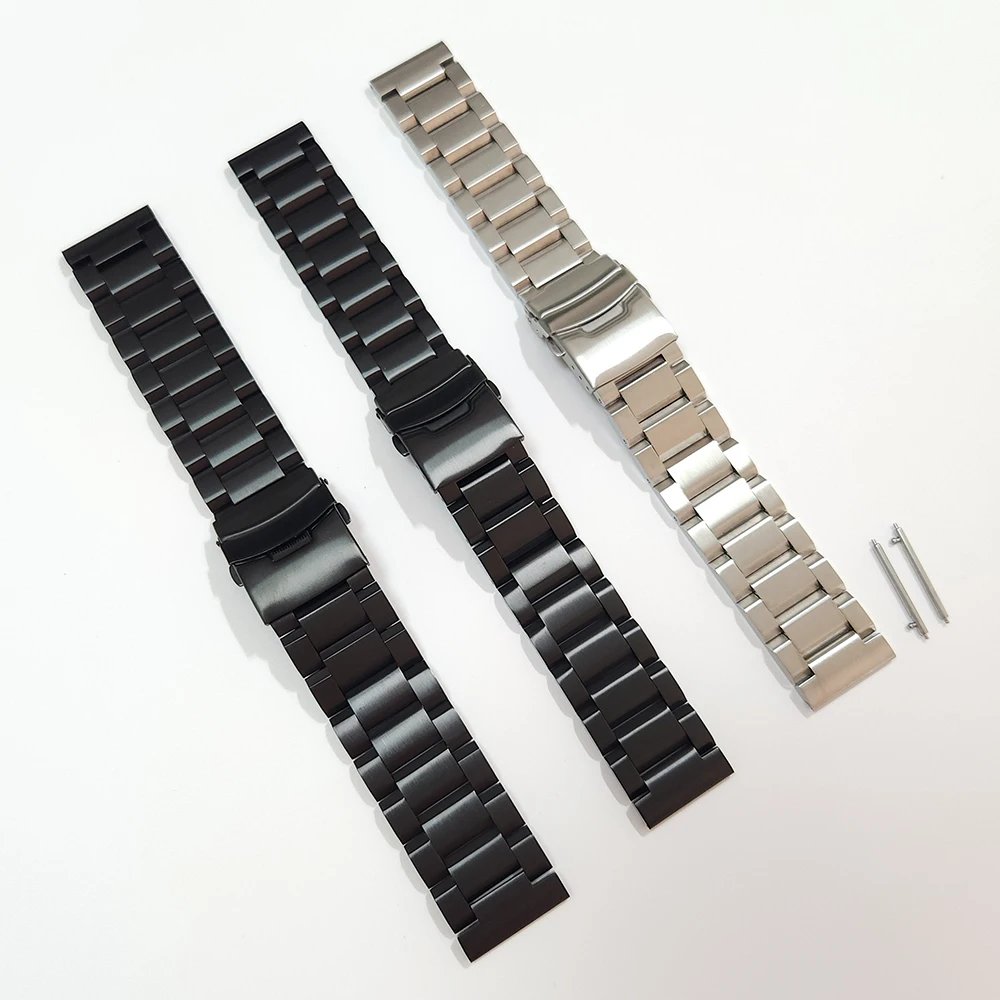 24mm 20mm 22mm Watchband Pentru Ticwatch Pro 5 Curea de Metal din Oțel Inoxidabil Trupa Pentru Ticwatch Pro 3 Ultra GPS LTE/GTX/E3 Brățară - 1