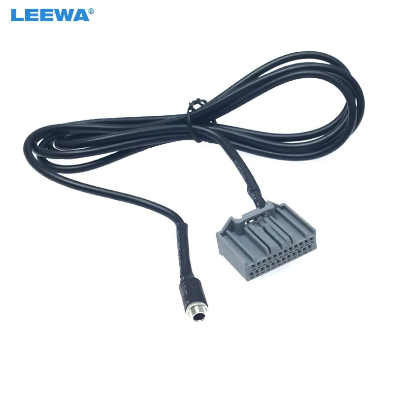 LEEWA 10X Car Audio 3.5 mm de sex Feminin Pentru a 24Pin Conector AUX-in Adaptor AUX Cablu Pentru Honda CRV/Civic/Avancier/Vezel/XR-V/Polydor - 0