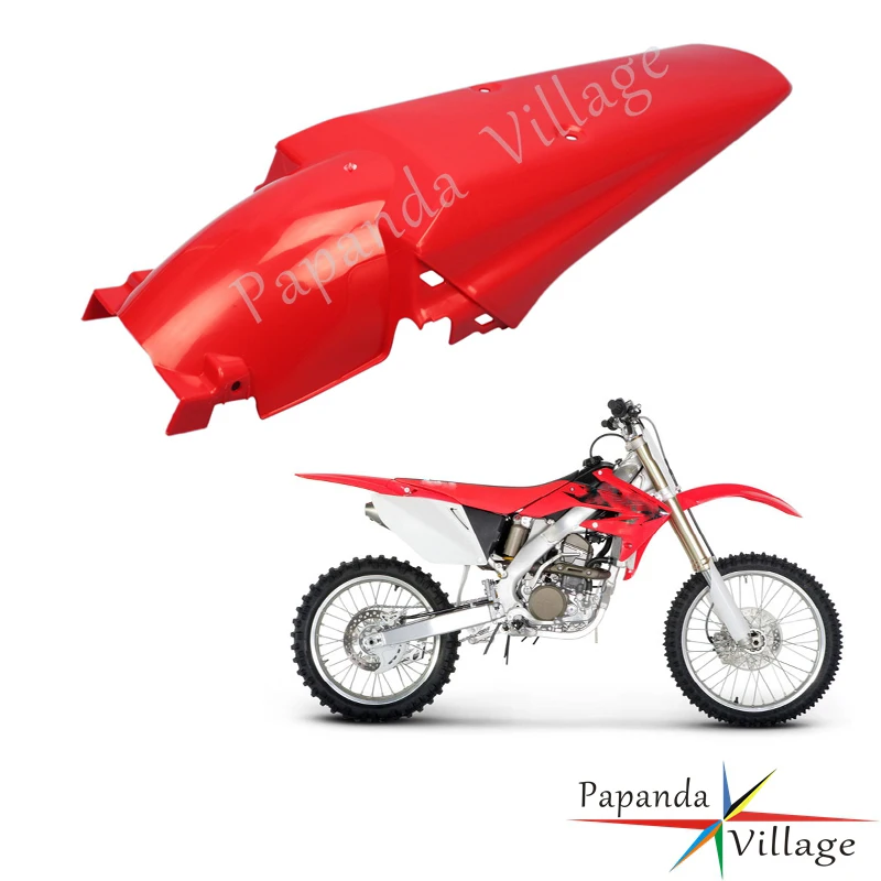 Red Dual Sport din Plastic ABS Universal Motocross Apărătoare de noroi-Spate, dedicat pentru Honda XR250/400 CR CRF250/450 R L Ducati, Yamaha, Suzuki - 0