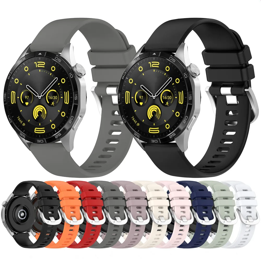 Curea din silicon Pentru HUAWEI watch GT4 Watchband pentru HUAWEI Garmin Samsung Bratara Sport de Înlocuire - 1