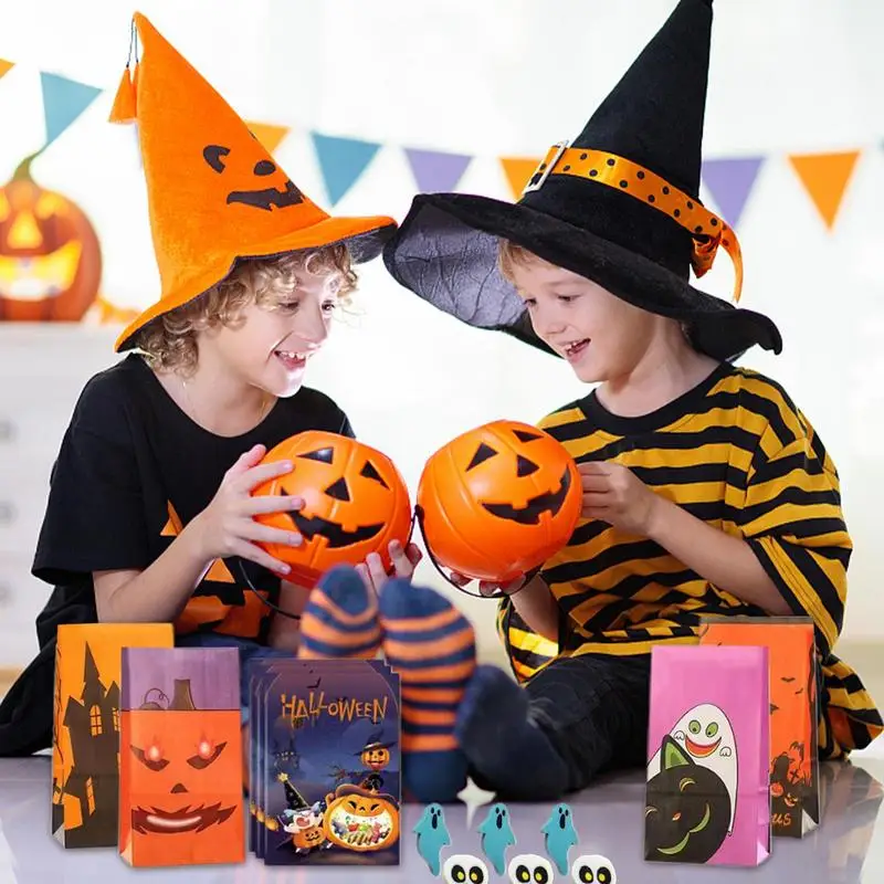 Activități De Halloween Favoruri De Partid Vrac Halloween Preumplute, Saci De Halloween Fata Acoperă Halloween Cadourile Pentru Copii - 4