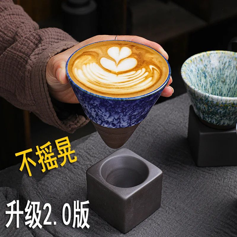 Noi 2024 Ceramice Ceașcă De Espresso Creativ De Pictat Ceramice Glazurate Personal Cana De Apa - 2