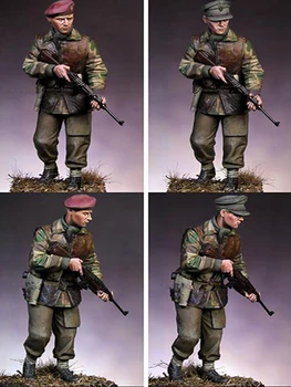 Nevopsită Kit 1/16 120mm Comandouri Britanice Soldat 120mm figura Figura Istorică Rășină Kit