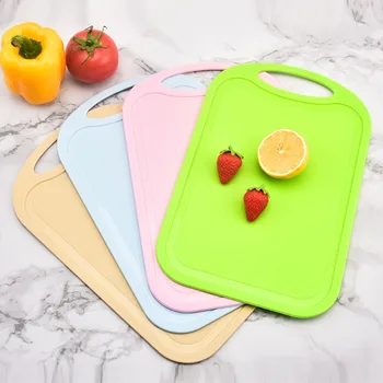 1 buc Plastic Non-Alunecare de Bord Tocare Multicolor Bucătărie Alimentare tocator de Legume Fructe pericol Mat