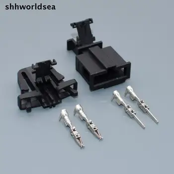 shhworldsea 5/30/100sets 2p pentru VW lampa plăcuței de înmatriculare Auto ușa conector 3B0 972 712 Priza Auto de 3B0972712 3B0 972 702 3B0972702