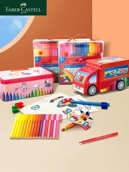 Faber-Castell Apă de Culoare Markeri Set de Pixuri pentru Copii Puzzle Portofoliu Design Perie Stilou Desen Kawaii Colores Școala de Papetarie