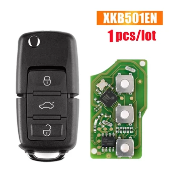 Pentru Xhorse XKB501EN Universal Firul de la Distanță Cheie Flip Telecomanda 3 Butoane pentru VW B5 Tip pentru VVDI Instrument-Cheie