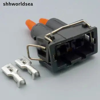 worldgolden 5/30 /100 seturi de 6.3 mm 2pin de sex feminin claxon conector pentru VW 357 951 772