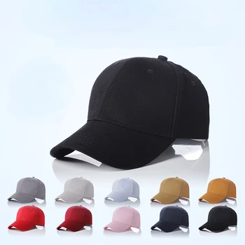 Noul Capac Negru Culoare Solidă de Baseball Unisex Cap Snapback Capace Casquette Pălării Montate Casual Gorras Hip Hop Tata Pălării pentru Bărbați Femei