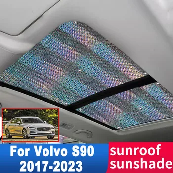 2x Masina Parasolarului Trapei pentru Volvo S90 2017 2018 2019 2020 2021 2022 2023 Auto Acoperiș de protecție Solară de Izolare Termică Anti-UV Parbriz