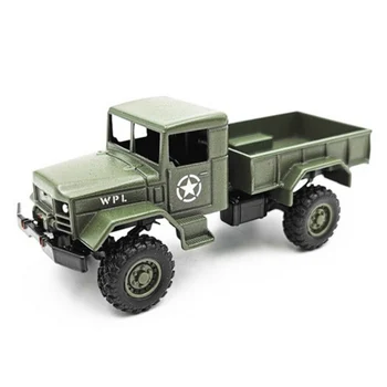 Armata Verde Galben Simulare WPL MB14 Camion Militar Model de Vehicul Aliaj 1/64 Metalice Auto pentru Copii Jucarii pentru Copii de ziua lui Cadou