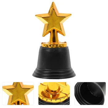 Toyvian Copii Jucarii Star Trofeu Premii Pack 6 Vrac 4.8 Inch, Premiul De Aur Trofee Copii Favoruri De Partid Recuzită Câștiga Recompense
