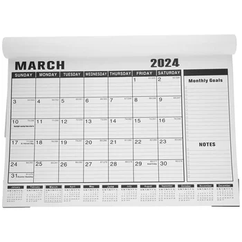 Engleză Calendar De Uz Casnic Calendar De Perete Notă Agățat Calendar Lunar Acasă Calendar