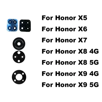 Original Pentru Huawei Honor X5 X6 X7 X8 X9 X8A X9A X7A 4G 5G Spate aparat de Fotografiat Lentilă de Sticlă Camera din Spate de Sticlă Cu Adeziv Autocolant Adeziv