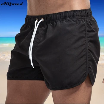 Pantaloni scurți Pentru Bărbați 2023 Vară pentru Bărbați Costume de baie, pantaloni Scurți Brand Beachwear Sexy Trunchiuri de Înot Bărbați costume de Baie cu Talie Joasa Respirabil Uzură Plajă