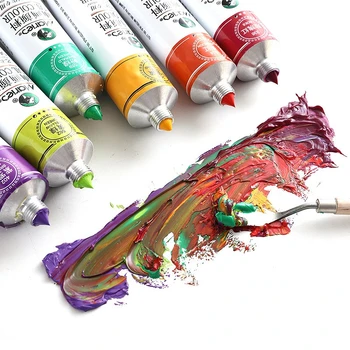 50ML Ulei Pictura Singur Tub de Aluminiu Încărcată Elevii Crearea de Artă Desen Special Multi-culoare Miros de Arta Gratuit Pigment