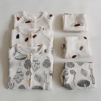 Moda Copii Pijama Set Primavara Toamna Moale De Bumbac, Cu Maneca Lunga Copii Pijamale Seturi De Pijamale Pentru Copii Îmbrăcăminte