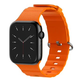 Curea din silicon pentru Apple Watch Band 38 40 41mm, 42 44 45 49mm , Apple iWatch Bratara de Înlocuire Trupa pentru Seria 3 4 5 6 SE 7 8