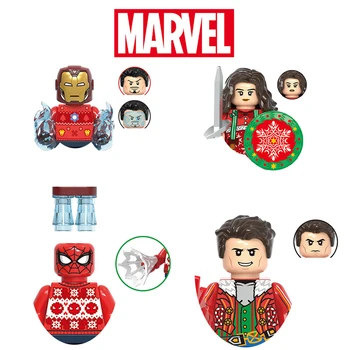 Hasbro Marvel Legends SpiderMan Iron Man Limitat De Crăciun Minifigures Blocuri Jucarii Cărămizi De Cadouri Pentru Crăciun