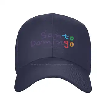 Santo Domingo de Calitate de Top Logo Denim șapcă de Baseball capac Tricotate pălărie