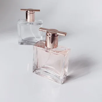 25ml Clar Reîncărcabile Sticla de Parfum de Sticlă Pătrat Gol Parfum Pulverizator Flacon cu Pulverizator pentru a Călători Bărbați Femei Recipient de Lichid