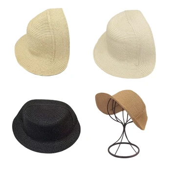 Elegant de Pălării Victorian Bonete Garnitura Pălărie DIY pălărioară pentru Machiaj de Petrecere pentru DIY Ceai Pălărie Victorian Bonete de Paie