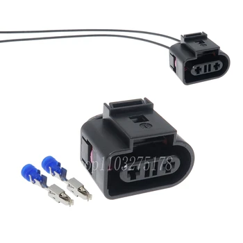 1 Set 2 Pin 1K0973202 Masina de Apă Senzor de Nivel Priză Cablu pentru VW Audi 1K0 973 202 Auto Impermeabila Conector de Sârmă