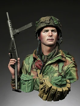 Unassambled 1/10 BRITANIC modern războinic bust Rășină figura model în miniatură kituri Nevopsite