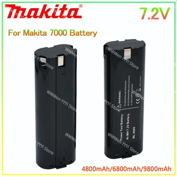 Makita 7,2 V 4800mAh Ni-MH Acumulator de schimb Pentru 7000 7002 7033 191679-9 192695-4 632002-4 632003-2 7.2 V Baterie L50 192532-2
