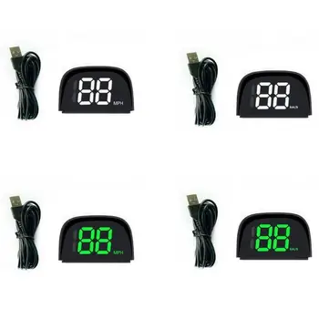 Digital Car Speed Meter Ușor de Instalare Automată de Afișare HUD Vizibile Font Plastic HUD