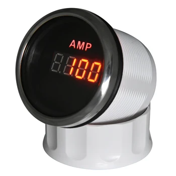 AMP 52mm Ampermetri Indicator Voltmetru Digital Impermeabil Ampermetru pentru Masina Barca Marine Motocicleta 12V/24v 75mA Semnal Ampere meter
