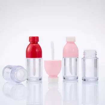 Noua sticla de cola lip glaze sticlă goală ruj tub gol de injecție luciu de buze transparent tub cosmetice tub de alimentare