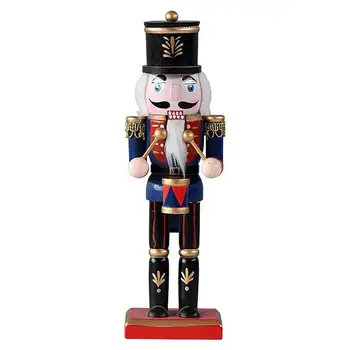Lemn Spargatorul De Nuci Cifre Spargatorul De Nuci Papusa Soldat Figurine Miniaturale De Epocă, Lucrări De Păpuși De Anul Nou Decor De Crăciun