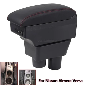 Pentru Nissan Almera Cotiera Pentru Nissan Almera Versa Auto Cotiera Cutie Depozitare Cutie scrumiera decor Refit accesorii