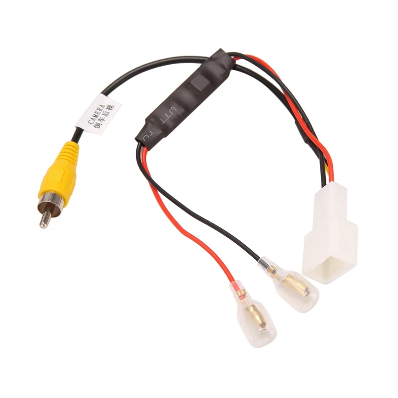 2X 4 Pin Auto Reverse Camera de Reținere Cabluri Cablu Adaptor Conector potrivit Pentru Toyota - 4