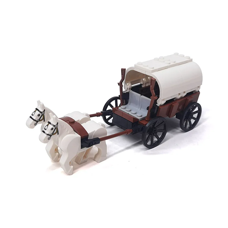 Evul mediu Militar MOC Blocuri Transportul Carul Vehicul de Transport de Arme Model Cărămizi Jucării Compatibile Cu LEGO - 1