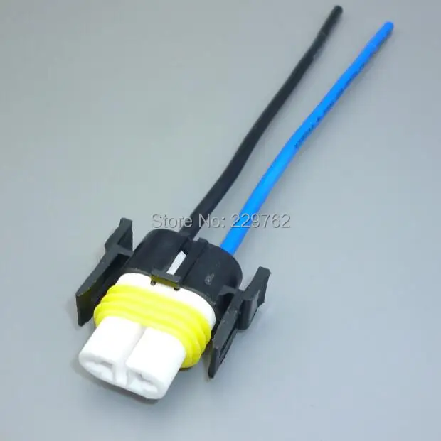 2 BUC 2 pin H8 H11 Adaptor de Cablaj Auto Auto Conector de Sârmă cu 20cm de cablu Pentru LED-Faruri de Ceata-Bec Lampa Plug - 1