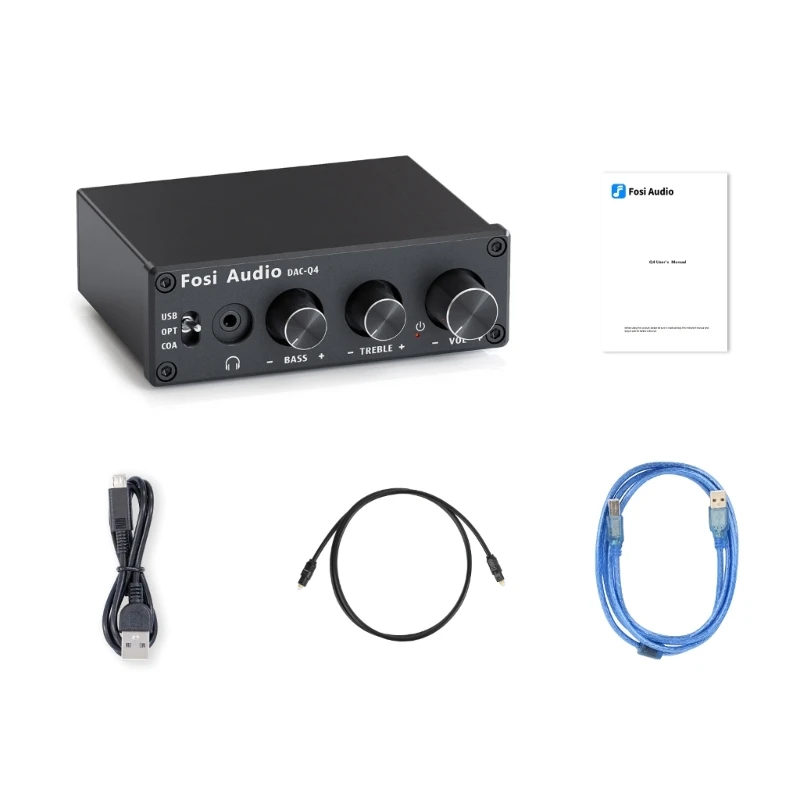 De la Digital la Analog Audio Adaptor pentru Fosi Audio USB Gaming DAC24Bit 192KHz Dropship - 0